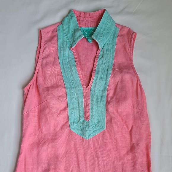 Sail To Sable Linen Shift Dress - Picture 4 of 5